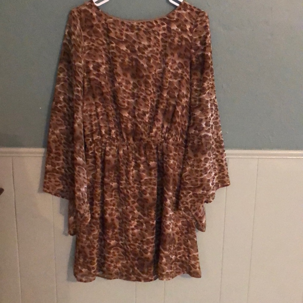 Cheetah dress by Walter Baker